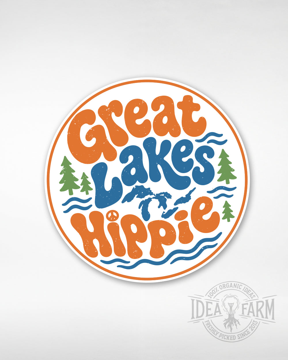Great Lakes Hippie™ UV Coated Decal