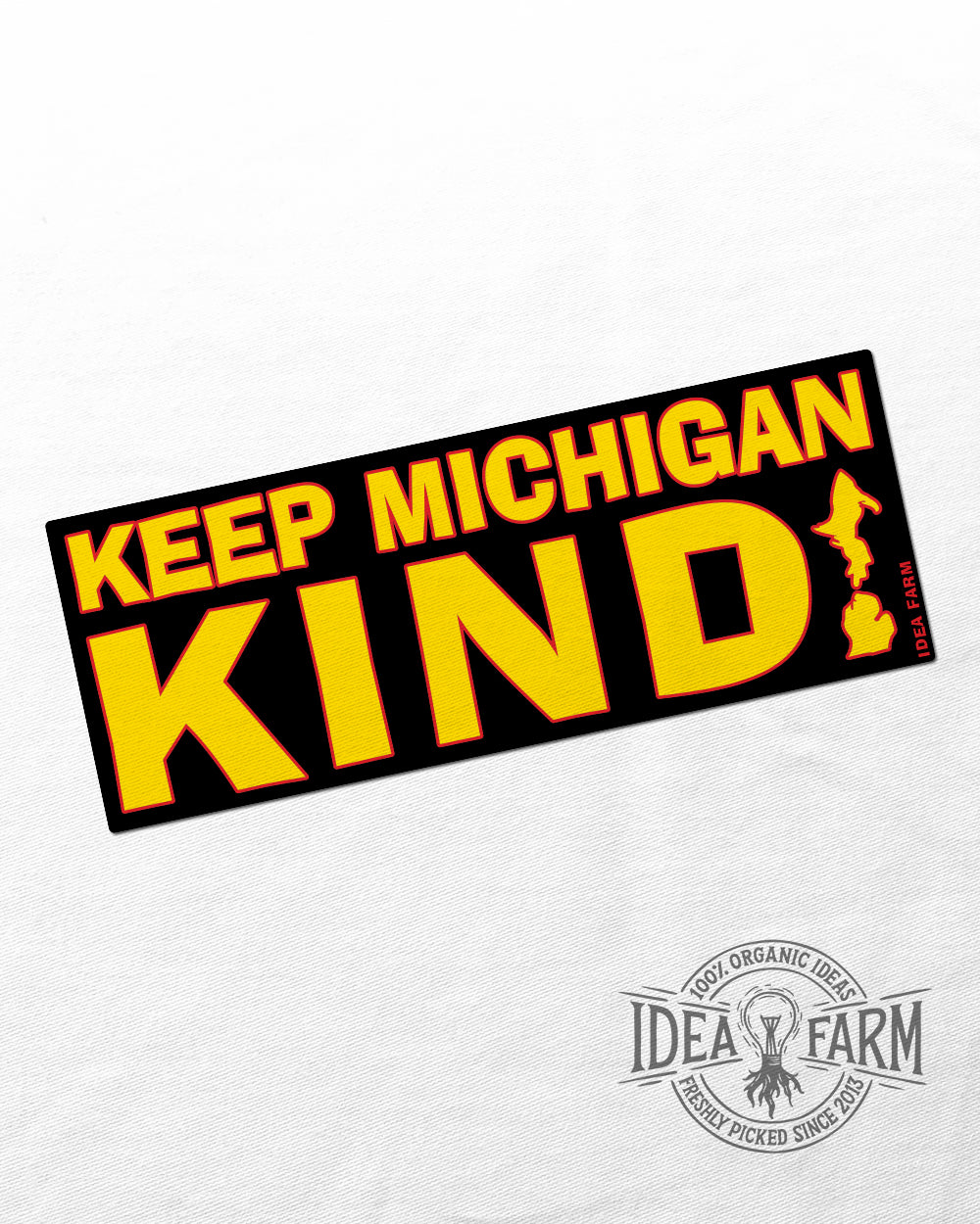 Keep Michigan Kind™ UV Coated Sticker