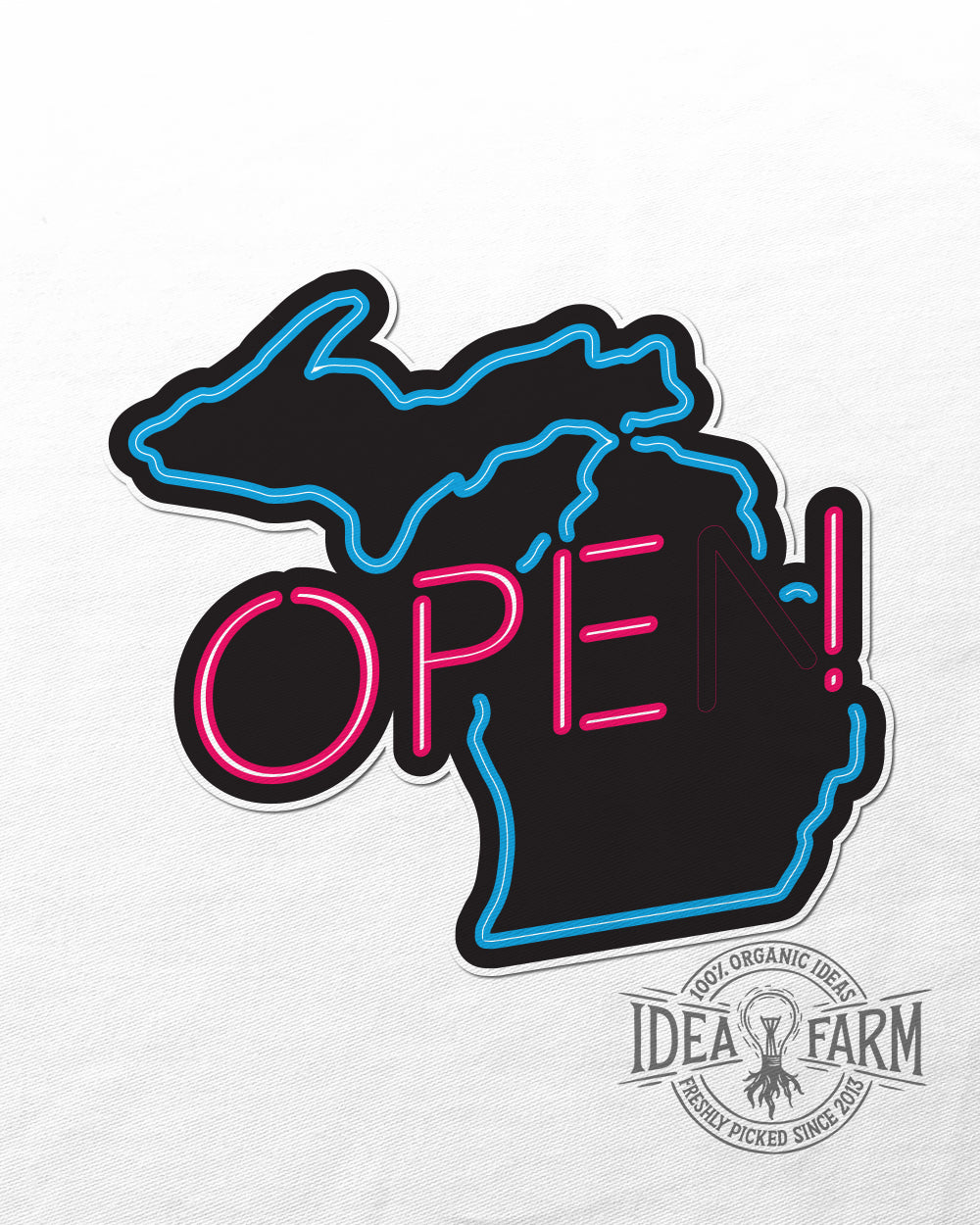 Now Ope-ing™ UV Coated Sticker