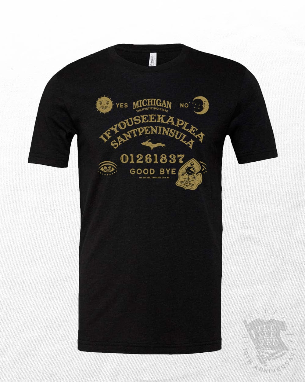 Tee See Tee Men's Apparel Mich-ouija Halloween T-Shirt | Tee See Tee Exclusive