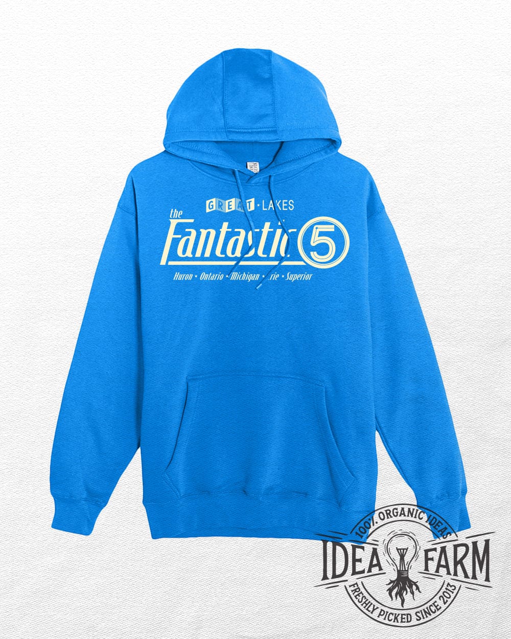 Tee See Tee Men's Apparel The Fantastic Five™ Pullover Hoodie | Idea Farm Fresh Pick!