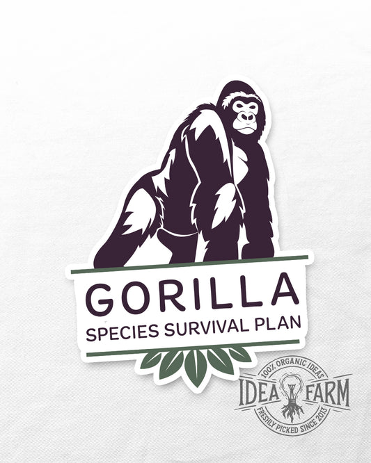 Gorilla SSP Official UV Coated Sticker