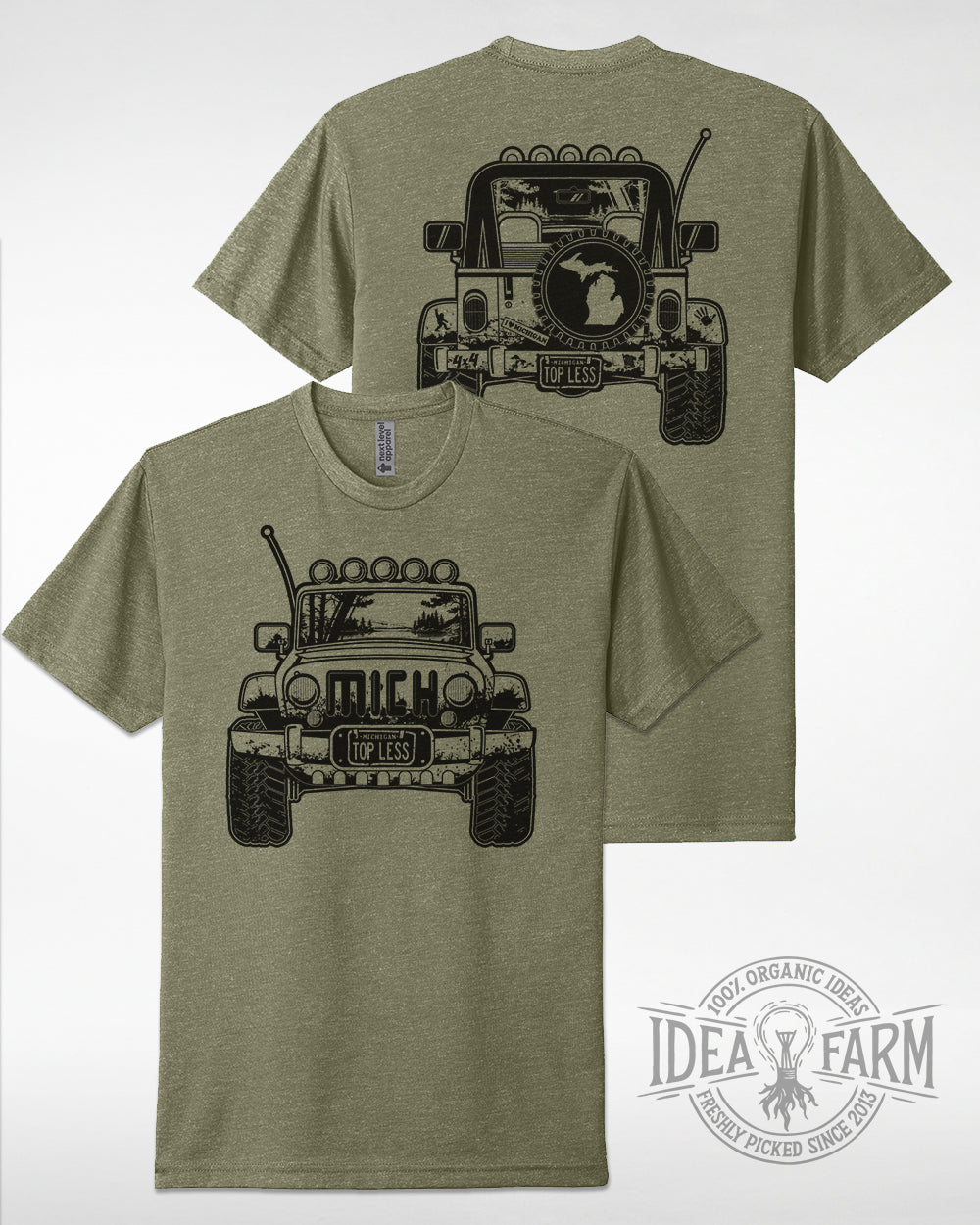 Topless In Michigan™ Offroad Unisex T-Shirt