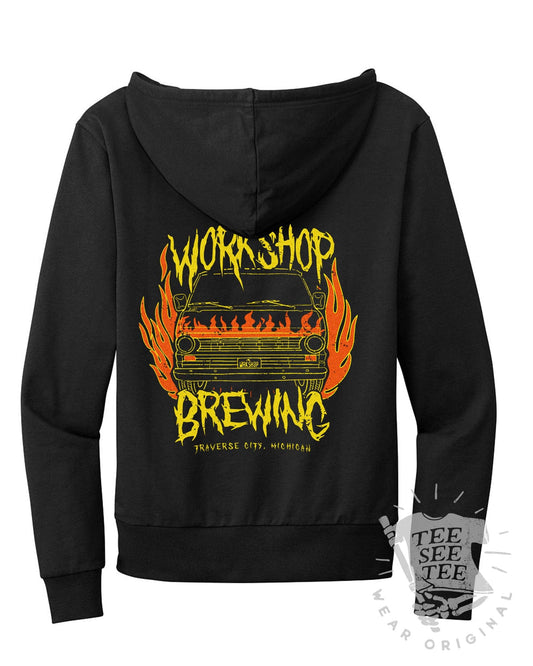 Tee See Tee Workshop Merch | Metal Van Pullover Hoodie